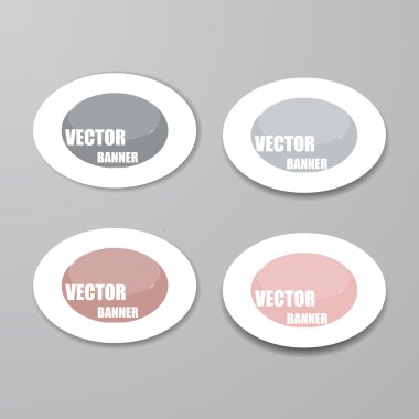 Vektör Infographic origami afiş set