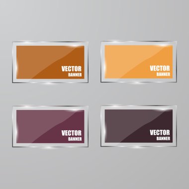 Vektör Infographic. afiş ayarlayın. Cam