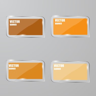 Vektör Infographic. afiş ayarlayın. Cam