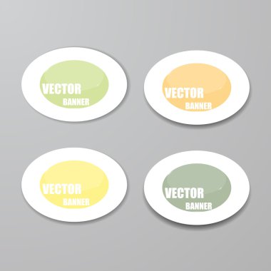 Vektör Infographic origami afiş set