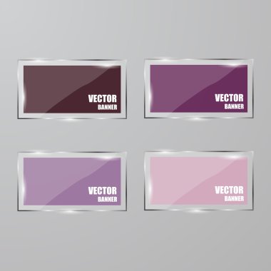 Vektör Infographic. afiş ayarlayın. Cam