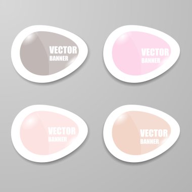 Vektör Infographic origami afiş set