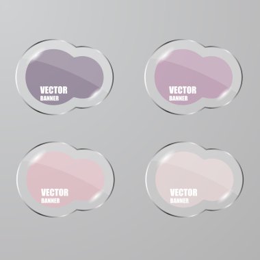 Vektör Infographic. afiş ayarlayın. Cam