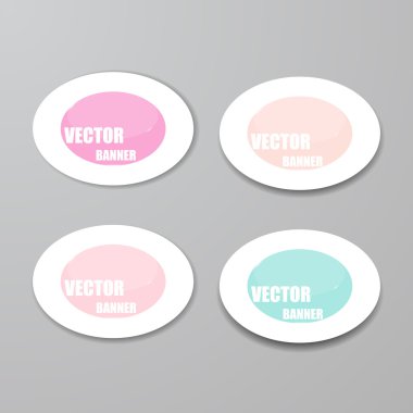 Vektör Infographic origami afiş set