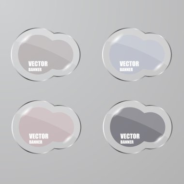 Vektör Infographic. afiş ayarlayın. Cam