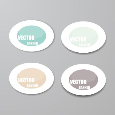 Vektör Infographic origami afiş set