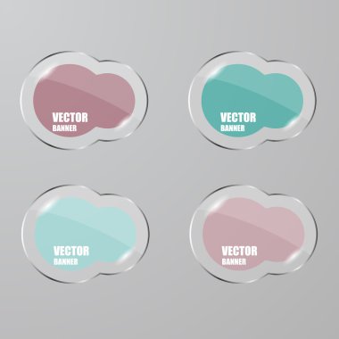 Vektör Infographic. afiş ayarlayın. Cam