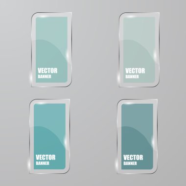 Vektör Infographic. afiş ayarlayın. Cam