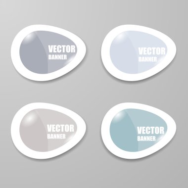 Vektör Infographic origami afiş set