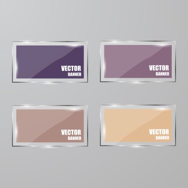 Vektör Infographic. afiş ayarlayın. Cam