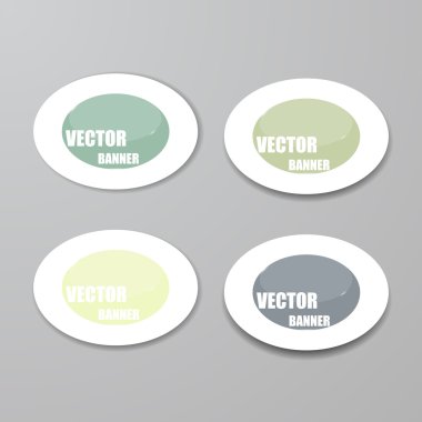 Vektör Infographic origami afiş set