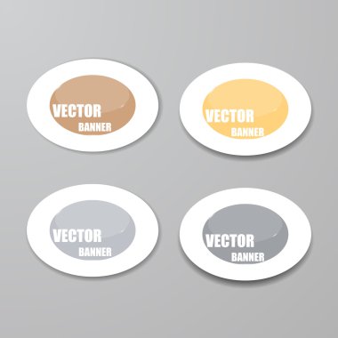 Vektör Infographic origami afiş set