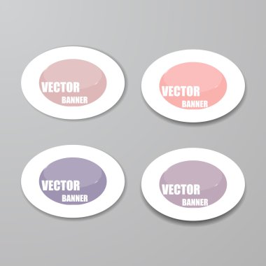 Vektör Infographic origami afiş set