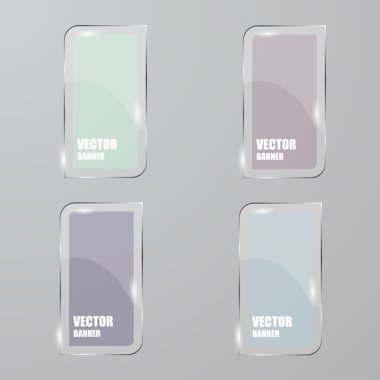 Vektör Infographic. afiş ayarlayın. Cam