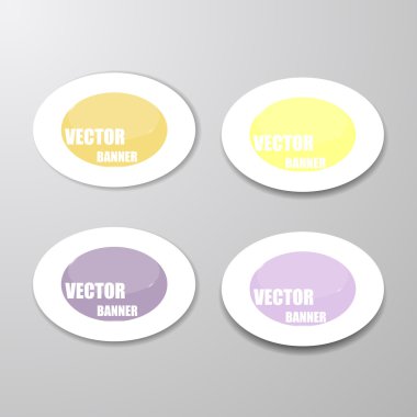 Vektör Infographic origami afiş set