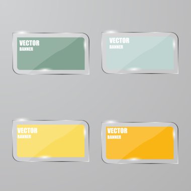 Vektör Infographic. afiş ayarlayın. Cam