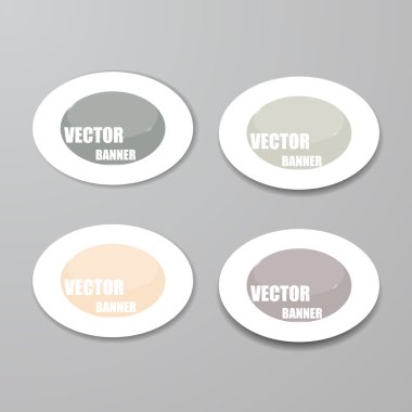 Vektör Infographic origami afiş set