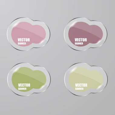 Vektör Infographic. afiş ayarlayın. Cam