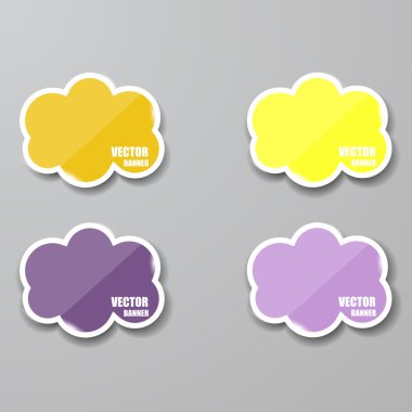 cam çerçeve kümesi. vektör çizim.