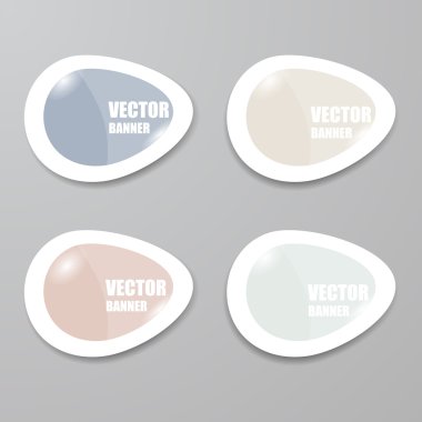 Vektör Infographic origami afiş set