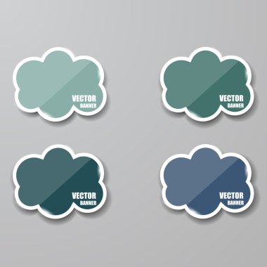 cam çerçeve kümesi. vektör çizim.