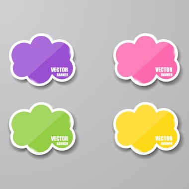 cam çerçeve kümesi. vektör çizim.