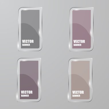 Vektör Infographic. afiş ayarlayın. Cam