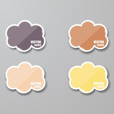 cam çerçeve kümesi. vektör çizim.