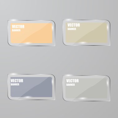 Vektör Infographic. afiş ayarlayın. Cam