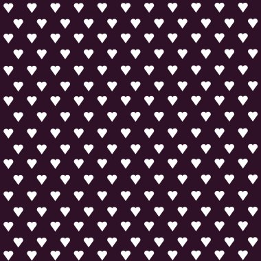 Sorunsuz vektör desen pastel backgroundse üzerinde beyaz yürekleri