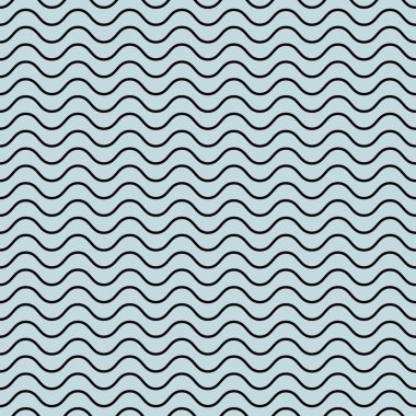 vektör Dikişsiz soyut desen, dalgalar