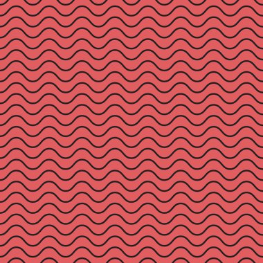 vektör Dikişsiz soyut desen, dalgalar