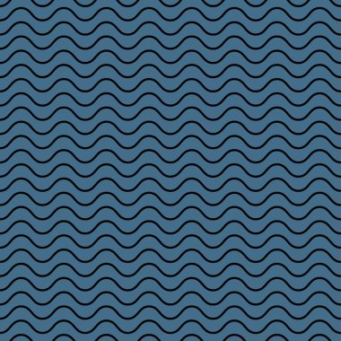 vektör Dikişsiz soyut desen, dalgalar