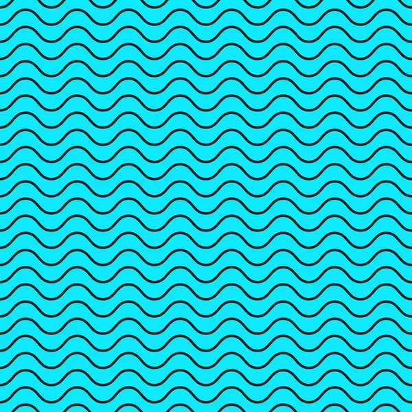 ベクトルのシームレスな抽象的なパターン、波 — ストックベクタ