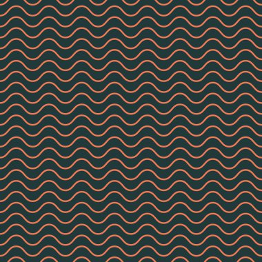 vektör Dikişsiz soyut desen, dalgalar