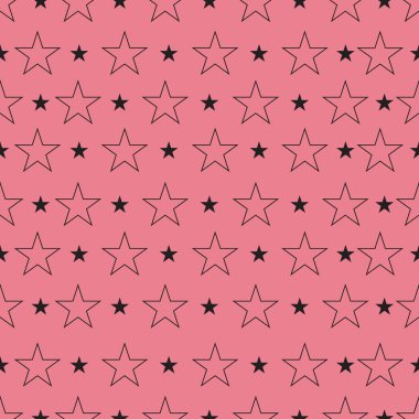 Yıldız deseni. Yıldız arka plan. Yıldız sanat. Vektör çizim, ep