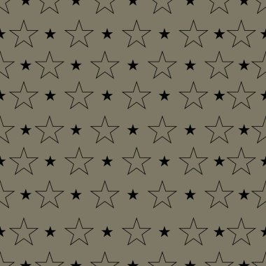 Yıldızlı soyut desen