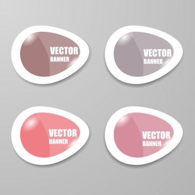 Vektör Infographic origami afiş set