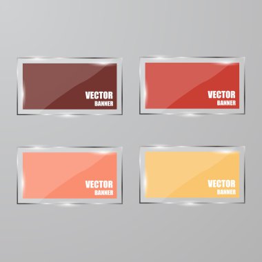 Vektör Infographic. afiş ayarlayın. Cam