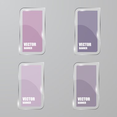 Vektör Infographic. afiş ayarlayın. Cam