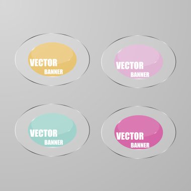 Vektör Infographic. afiş ayarlayın. Cam