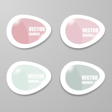 Vektör Infographic origami afiş set