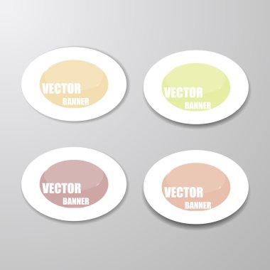 Vektör Infographic origami afiş set