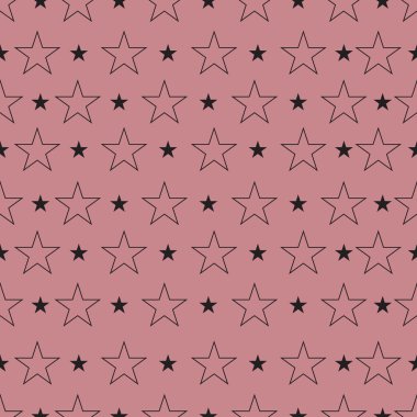 Yıldız deseni. Yıldız arka plan. Yıldız sanat. Vektör çizim, ep