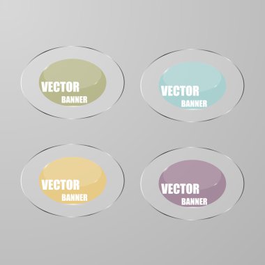 Vektör Infographic. afiş ayarlayın. Cam