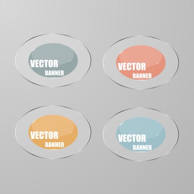 Vektör Infographic. afiş ayarlayın. Cam