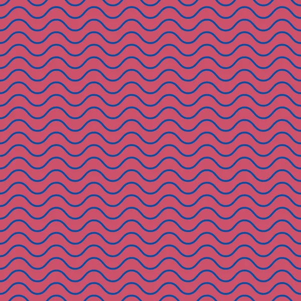 Patrón abstracto sin costura vectorial, ondas — Archivo Imágenes Vectoriales