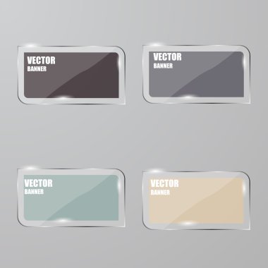 Vektör Infographic. afiş ayarlayın. Cam