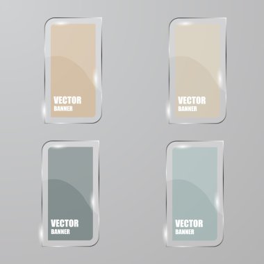 Vektör Infographic. afiş ayarlayın. Cam