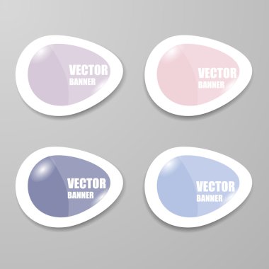 Vektör Infographic origami afiş set